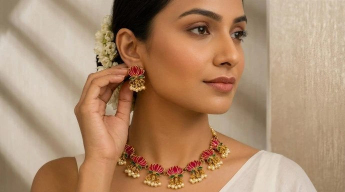 trendy gold necklace for women My Zevar