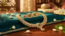 Matte Finish Premium Quality Necklace Set with Earrings for Women