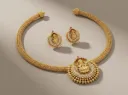 Goddess Lakshmi Temple Jewelry Set